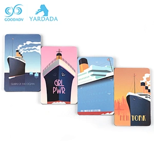 High quality custom souvenir pattern metal sticker fridge magnet
