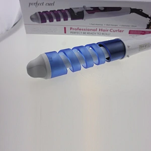 110-240V Professional Curl-E Hair Curler Wand Ceramic Curling Iron Curly Pro Perfect wave