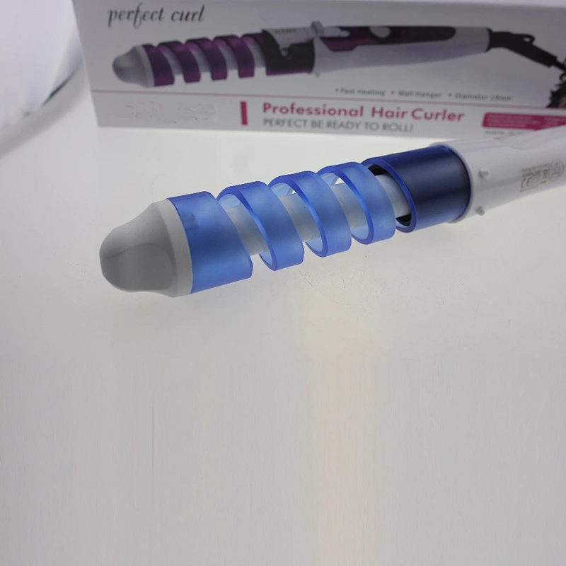 110-240V Professional Curl-E Hair Curler Wand Ceramic Curling Iron Curly Pro Perfect wave