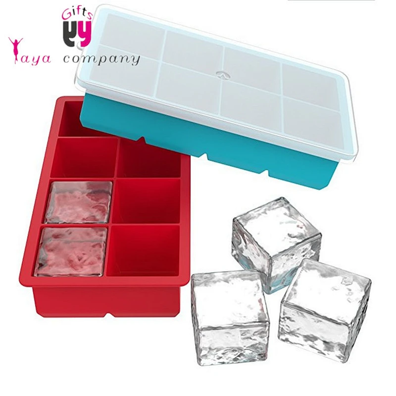Factory directly selling silicone ice cube tray with many use