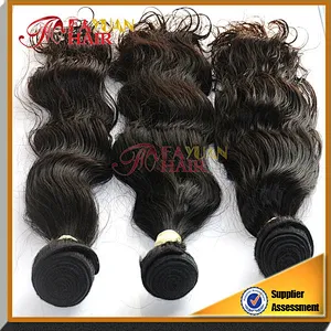 Grade 5A top quality no chemical processed raw natural hair wavy