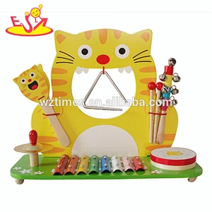 Wholesale knock sound wooden musical toys for kids W07A058