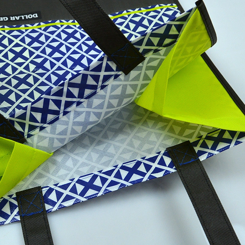 China promotional laminated pp non woven shopping plastic saree bag