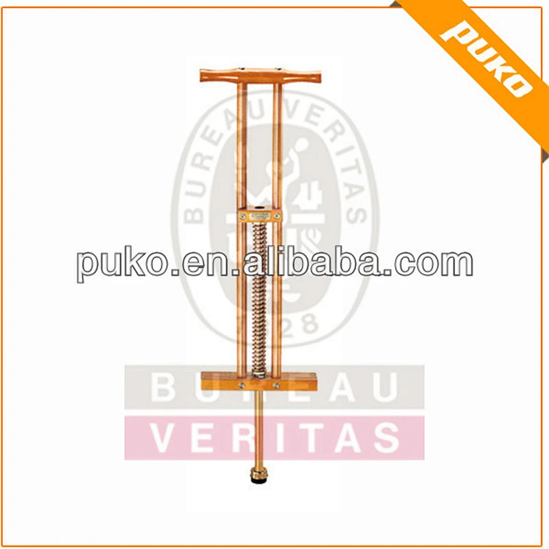 2014 gold wood Promotional pogo jump stick
