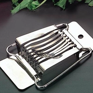 Kitchen Cooking Tools Portable Stainless Steel Egg Tool Maker Cutter Egg Slicer