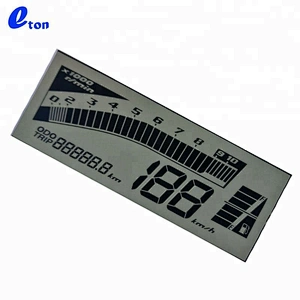 custom graphic segment motorcycle speedometer lcd display