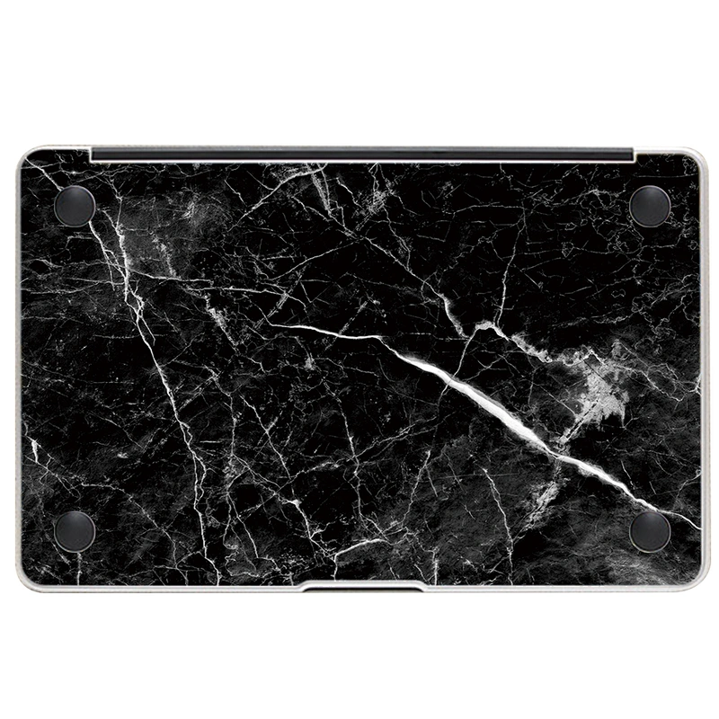 Marble Black Decal skin sticker for macbook pro 13 15 retina air