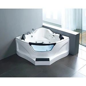 K-8929 Double Pillows Twin Bath tub 2 Person Jetted Bathtubs Spa Tubs Acrylic Resin