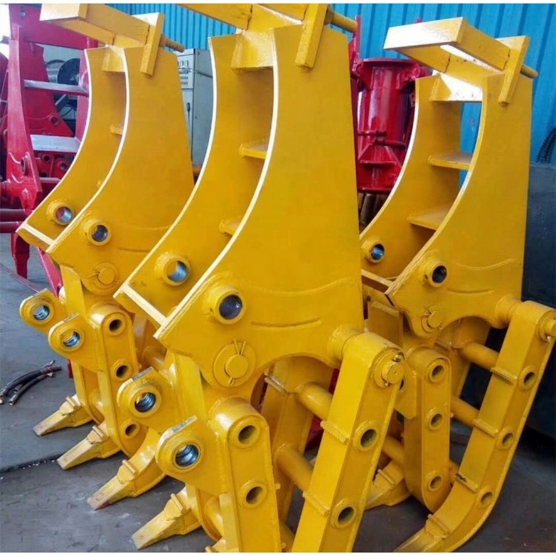 China OEM excavator  wood grab attachment for sale