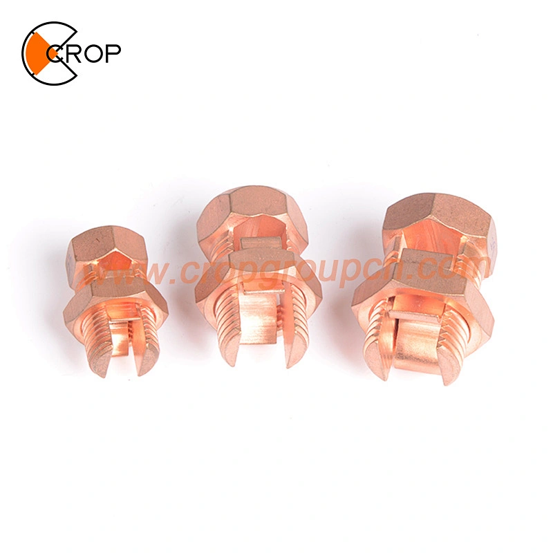 Electric power fittings Hardware B/C Split Bolted Copper Connector