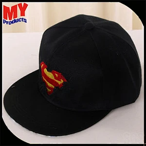 Custom 3D Superman Embroidery Trucker Cap 100% Cotton 5 Panel Baseball Caps Hats