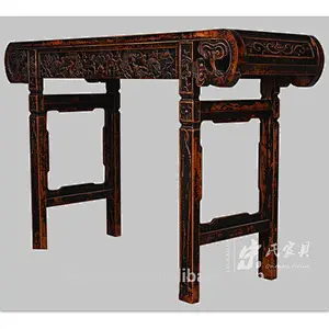 Chinese antique style wooden carved altar table