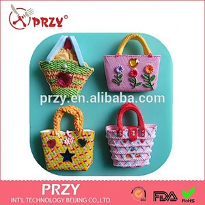 PYZY bag shaped silicone fondant mold cake decorating silicone molds fondant silicone cake mold