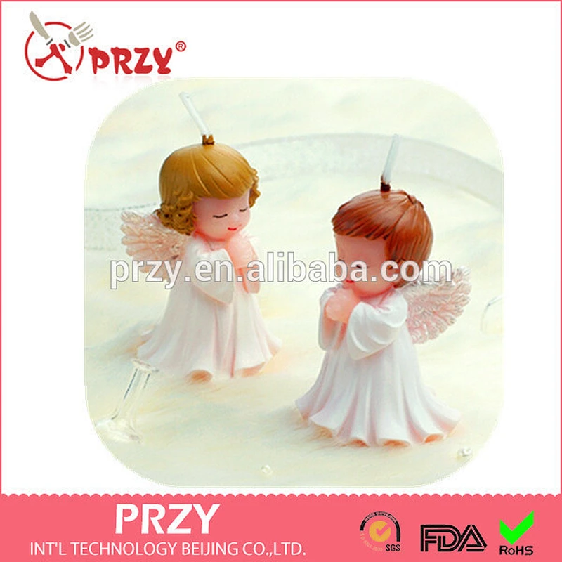 Boys and girls Angel silicone mold 3d baby silicone candle molds