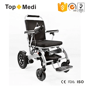 Hot Sale Physical Therapy Equipment Lightweight Foldable Electric Wheel Chair