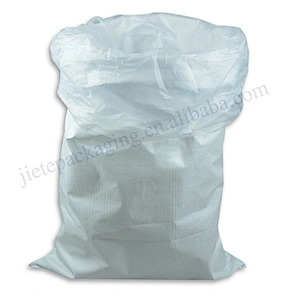 Hot sale 50kg white plastic pp woven sugar bag with lining export to Russia,Middle East, arab, Egypt