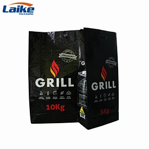 Paraguay grill charcoal bag 5kg 10kg ,pp woven packaging bag for charcoal
