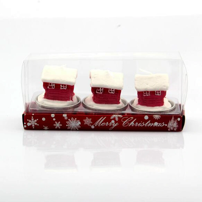 China Suppliers in Stock Promotional Christmas Candle Hotel Canteen Home Party Christmas Crafts Creative Christmas Ornament