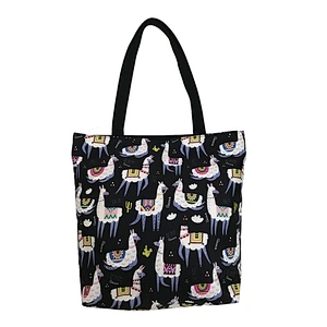 Custom Printed Grocery Large Canvas Tote Bag For Women