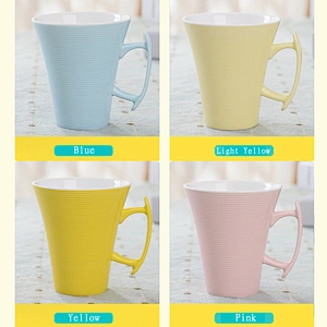 Candy-color macarons cup 280ml for ceramic mug for coffee