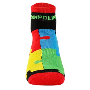 Knit Sport Trampoline Outdoor Park Socks Anti Slip Grip Indoor Home children's kid Socks