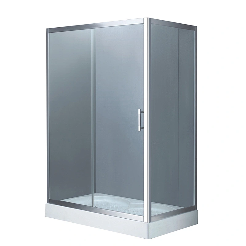 Modern Design Double Glass Doors Fiberglass Shower Enclosure