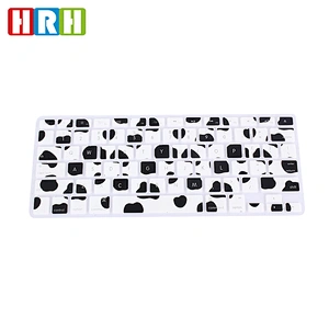 Online Retail Store Durable Anime Design odm oem Laptop Silicone Keyboard Skin for macbook air keyboard 13 Cover US Version