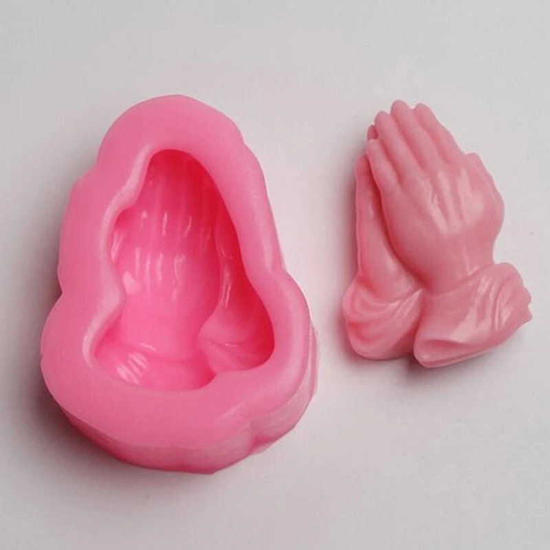 3D Pray hand Silicone soap mold