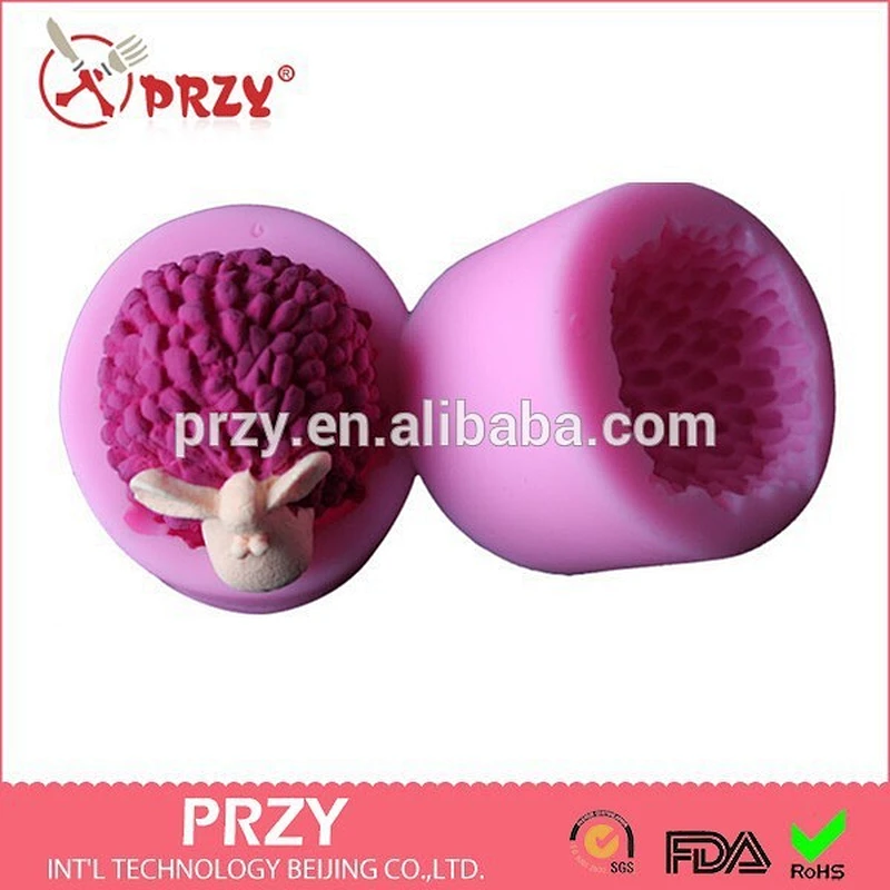 3D sheep silicone soap moulds