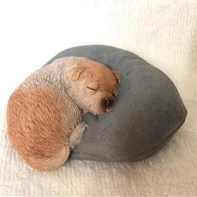 3D silicone mold puppy on a pillow for soap, candle, chocolate making