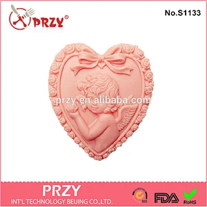 Custom handmade angel girl silicone soap molds