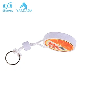Good quality car logo key chain,custom eva keychain with rope