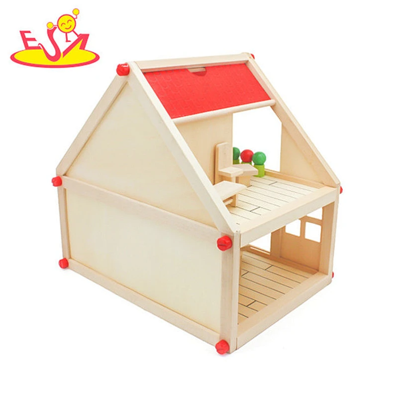 zarte Mini Puppenhaus Spielzeug für Kinder W06A033
