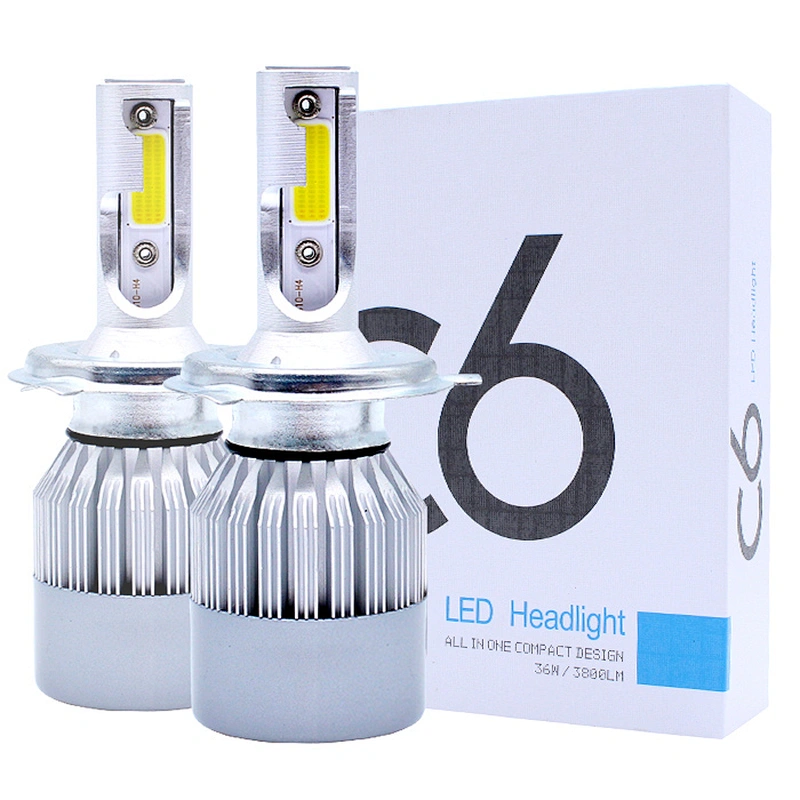 Lightech C6 H4 auto led headlight with T10