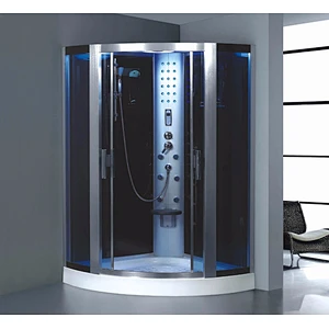 Indoor Enclosed Sauna Wet Steam Shower Room With Folding Door