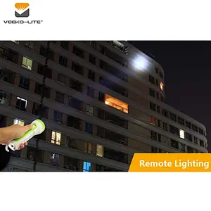 2018 HOT SELLING 2 IN 1 800MAH LEAD-ACID RECHARGEABLE PLASTIC FLASHLIGHT 110 LUMEN