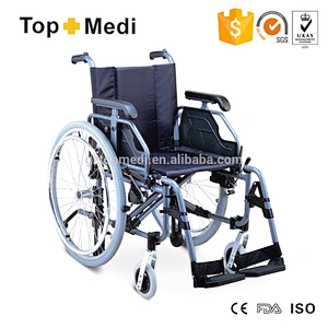 multi-functional Detachable adjustable armrest footrest aluminum wheel wheelchair