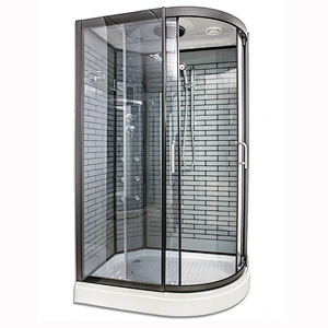 AJL-1026 new design single person brick shape black shower room/bathroom
