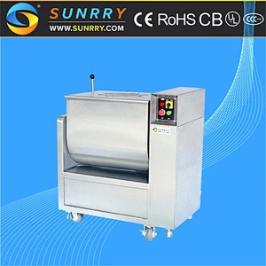 Horizontal Mixers 70 L/time Spray Painted Meat Mixer Machinery and Meat Mixer Grinder for Food Filling Equipment
