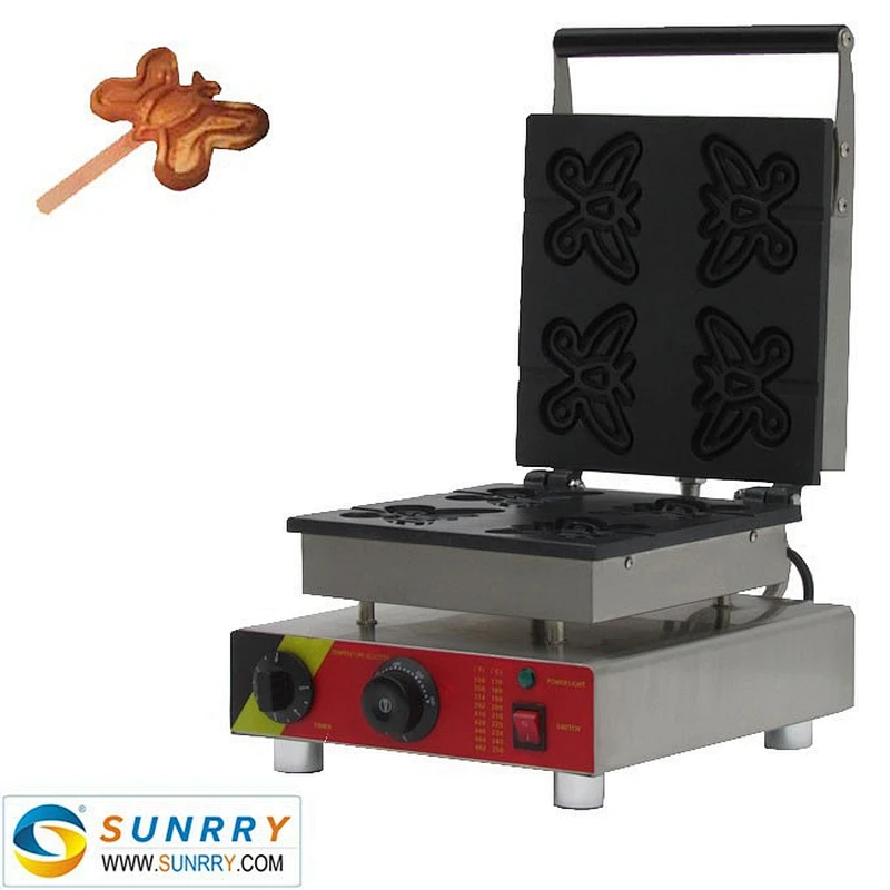 Automatic electric butterfly waffle pancake maker cup cake machine price