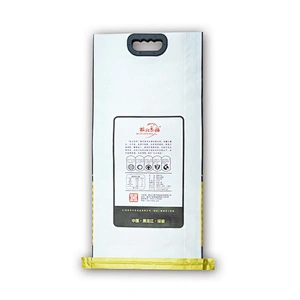 Factory supply customized wholesale pp woven plastic rice bag 20kg 10kg