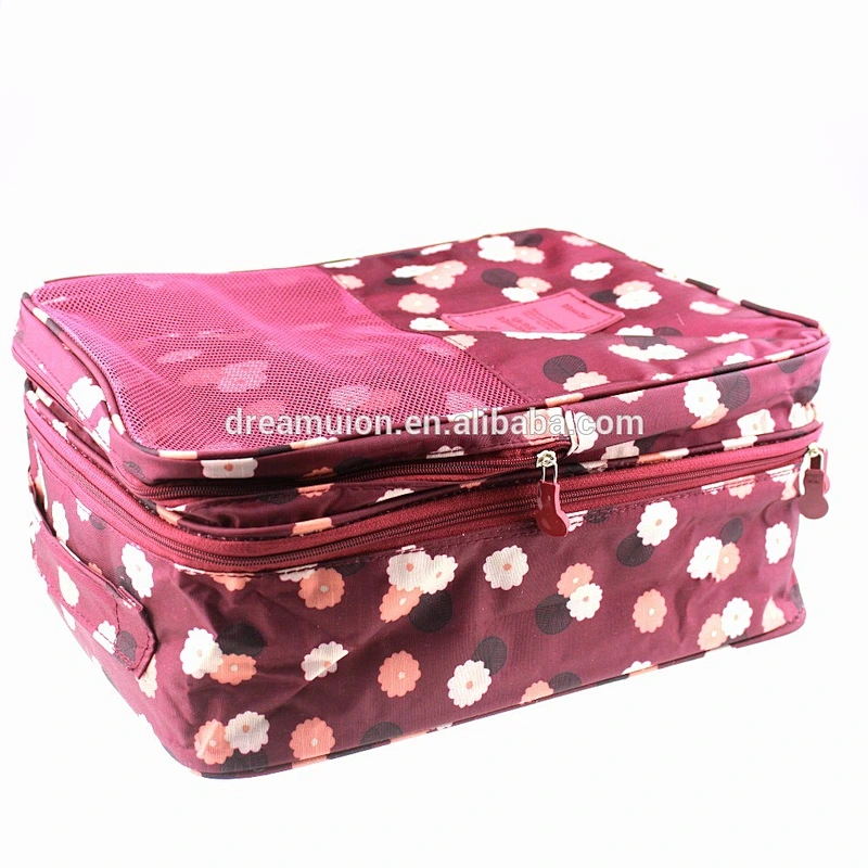Travel Shoes Box Pouch Storage Waterproof Portable Organizer Bag with Printed design Brand New