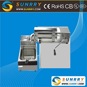 Automatic 5L Churros food trailer Machine For Sale Made Of Stainless Steel With CE Certification (SUNRRY SY-CH5B)