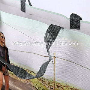 customized recycled laminated pp non woven shopping tote bag with printing