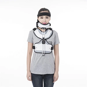 Head Neck Chest Adjucted Cervical Thoracic Orthosis U Lumbar Support (Angle Adjustable Breathable) with CE,FDA,ISO9001,ISO13485
