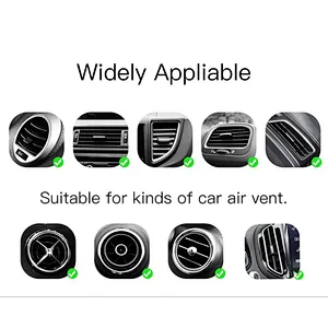 Mobile Phone Accessories Car Phone Holder Gravity Sensor Air Vent Mount Stand 360 Rotate Mobile Phone Holder