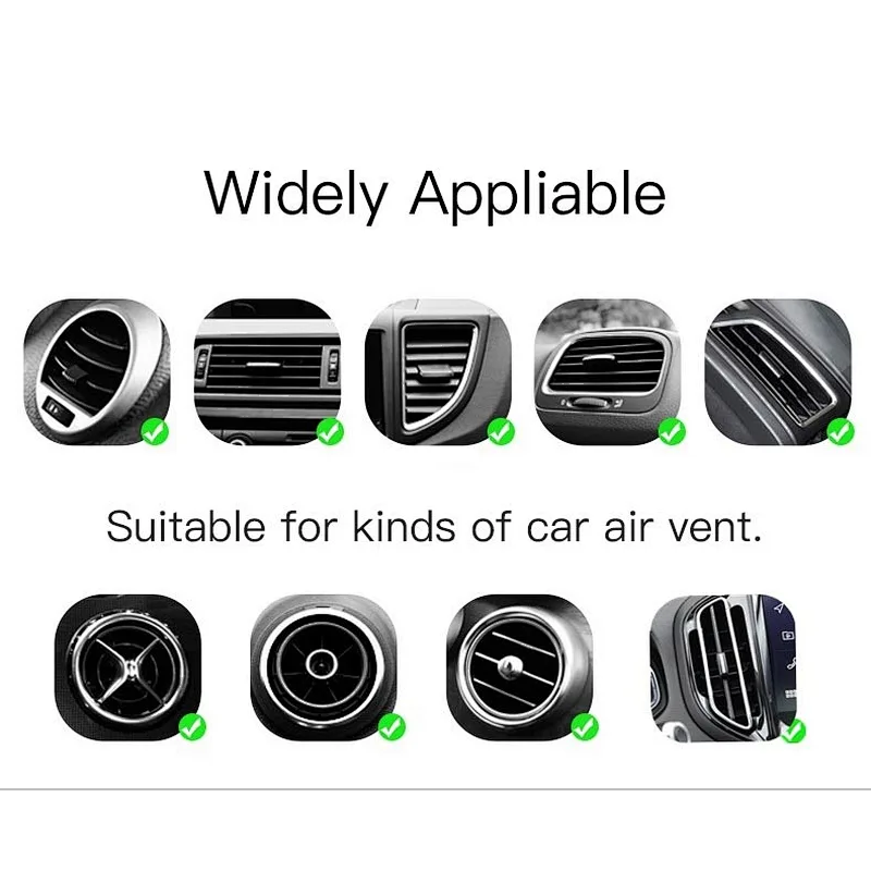 Mobile Phone Accessories Car Phone Holder Gravity Sensor Air Vent Mount Stand 360 Rotate Mobile Phone Holder