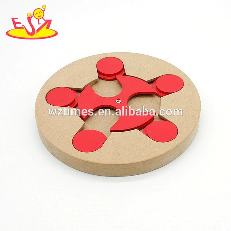 Wholesale high quality dogs cats wooden pet interactive games for gift W06F065