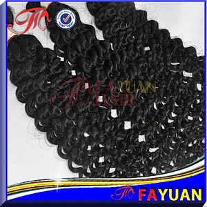 Beautiful style top grade unprocessed natural curly hair extension tight curly