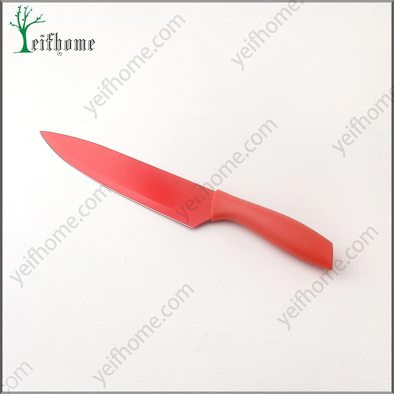 2017 Factory supply 6pcs non-stick coating knife set